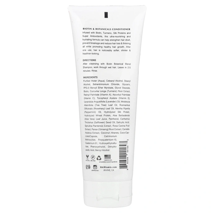 HAIRtamin, Биотиновый кондиционер, растительная смесь, 207 мл (7 жидк. Унций)