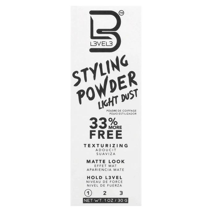 Level 3, Пудра для укладки, легкая пудра, 30 г (1 унция)
