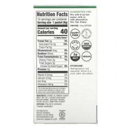 Navitas Organics, Смесь для напитков Superfood, латте с матча, 10 пакетиков по 9 г (0,31 унции)