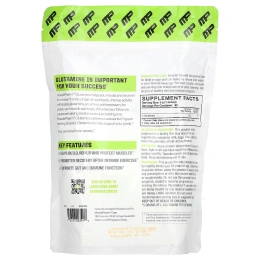 MusclePharm, Глютамин Essentials, Без ароматизаторов, 0,66 фунта (300 г)