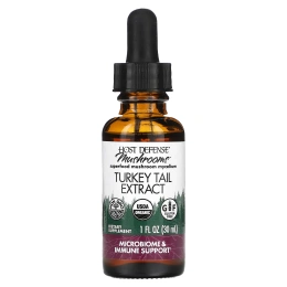 Host Defense, Host Defense Mushroom, органический экстракт хвоста индейки, 30 мл (1 жидк. унц.)