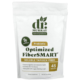Dr. Murray's, Пребиотик, оптимизированная растворимая тапиоковая клетчатка FiberSMART®, 454 г (16 унций)