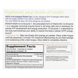 ENADA, Кофермент заряжающий энергией, Mojo, 20 мг, 30 пастилок