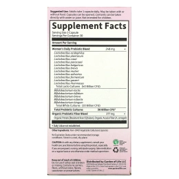 Dr Formulated Probiotics Garden of Life Пробиотики, одна таблетка в день для женщин, 30 вегетарианский капсул