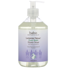 Babo Botanicals, Lavender Dream, Plant Based Hand Soap, 17.5 fl oz (520 ml)
