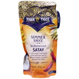 Tiger Tiger, Cоус симмер, индонезийский сатэй, 10,5 унций (300 г)