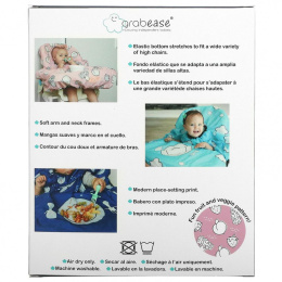 Grabease, Нагрудник по всей длине, от 6 месяцев, вегетарианские и фруктовые блюда, 1 шт.