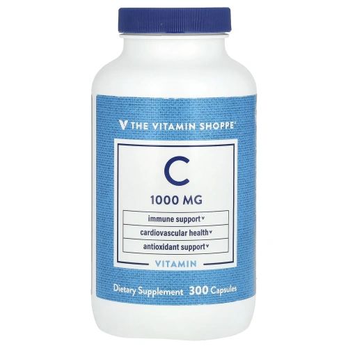 The Vitamin Shoppe, Витамин C, 1000 мг, 300 капсул