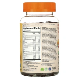Garden of Life mykind Organics Жевательные Мультивитамины для детей с фруктовым вкусом, 120 жевательных мишек