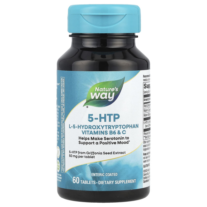 Nature's Way, 5-HTP, 60 таблеток