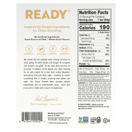 Ready, Clean Protein Bar, шоколадная крошка, 12 батончиков, 50 г (1,76 унции)
