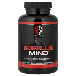 Gorilla Mind LLC, улучшенная ноотропная формула, 150 капсул