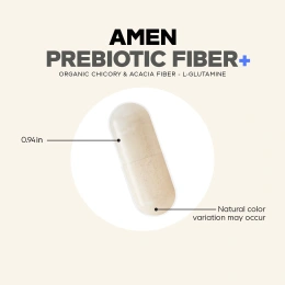 Codeage, Amen Prebiotic Fiber+, 60 растительных капсул