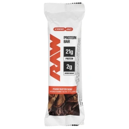 Raw Nutrition, протеиновый батончик, помадка с арахисовой пастой, 12 батончиков по 60 г (2,11 унции)