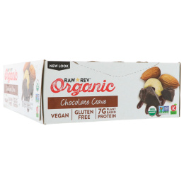 Raw Rev, Органический шоколад, 12 батончиков, 1,8 унц. (51 г) каждый