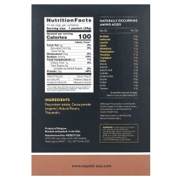 Nuzest, чистый постный протеин, с насыщенным шоколадным вкусом, 10 пакетиков по 25 г (0,9 унции)