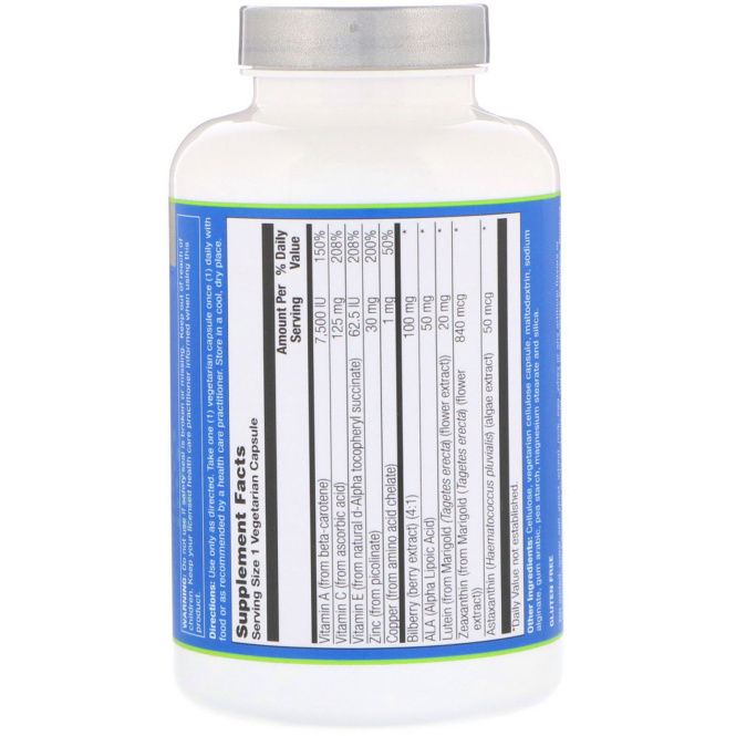 Vita Logic, Eye Formula, 120 Vegcaps