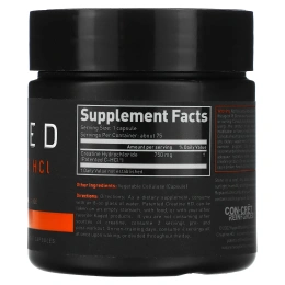 Kaged Muscle, Патентованная пищевая добавка, креатина гидрохлорид, 75 капсул в растительной оболочке