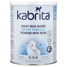 Kabrita, Goat Milk-Based Infant Formula Powder With Iron, 0-12 M, 28 oz (800 g)