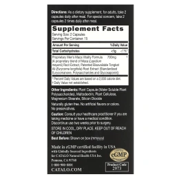 CATALO, Men's Extra Maca Vitality Formula, 30 капсул
