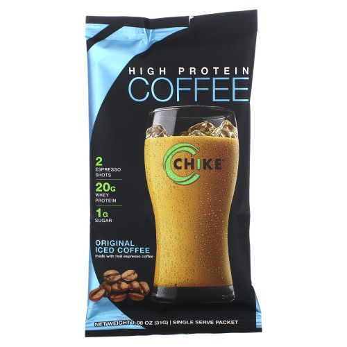 Chike Nutrition, Холодный кофе с высоким содержанием протеина, оригинальный, 12 пакетиков, 31 г (1,08 унции)