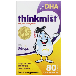 Ddrops, Thinkmist, DHA, 0.36 fl oz (10.6 ml)