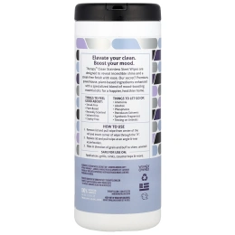 Therapy Clean, Чистые и полирующие салфетки из нержавеющей стали, со вкусом свежей лаванды, 30 салфеток
