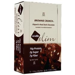 Nugo Nutrition, Тонкий батончик Brownie Crunch 12 батончиков