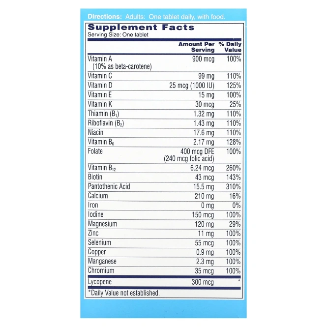 One-A-Day, Полный мультивитамин для мужчин, 100 таблеток