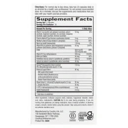 Country Life, Защита от стресса, тройного действия, 60 веганских капсул