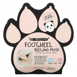 Esfolio, Foot & Heel Peeling Mask, 1 Pair, 1.35 fl oz (40 ml)