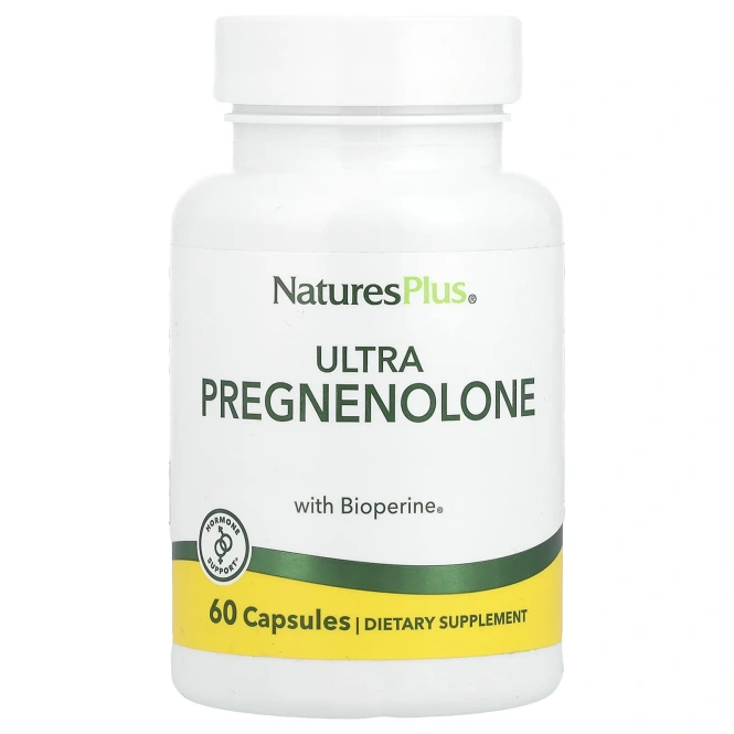 Nature's Plus, «Ультра прегненолон», 60 растительных капсул