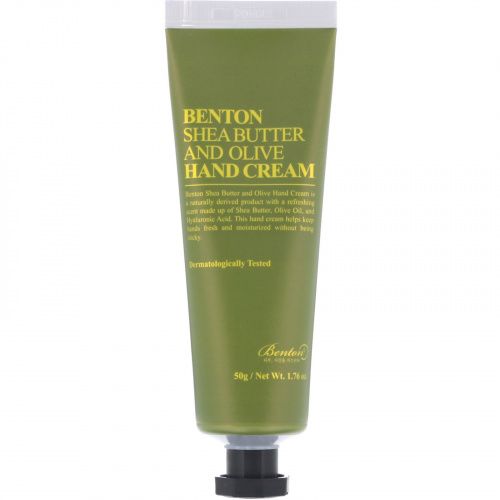 Benton, Shea Butter and Olive, Hand Cream, 1.76 oz (50 g)