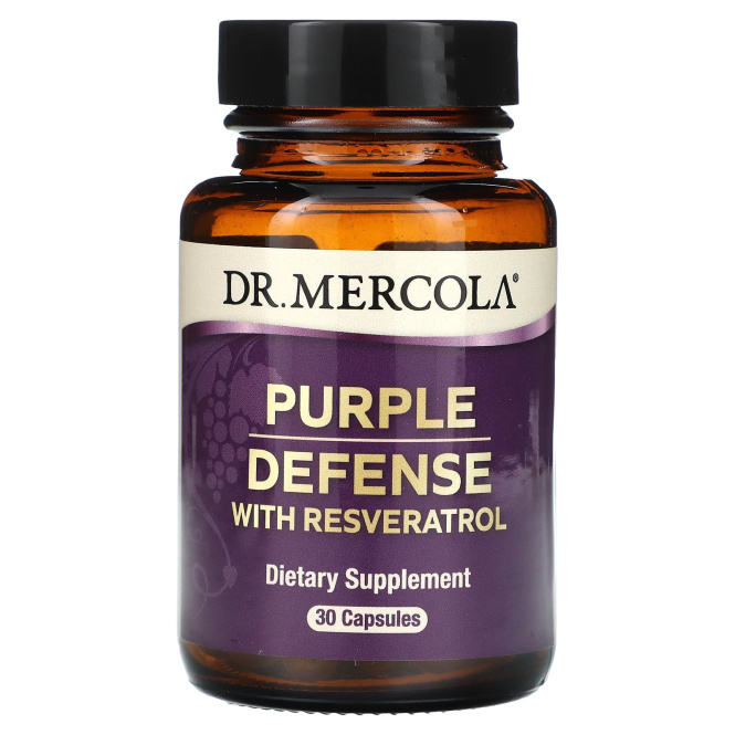 Dr. Mercola, Purple Defense с ресвератролом 30 капсул