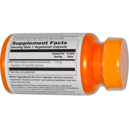 Thompson, Расторопша, 175 мг, 60 растительных капсул