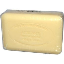 European Soaps, Пре-де-Прованс, мыло, агрумес (цитрусовое ассорти), 250 г (8,8 унции)