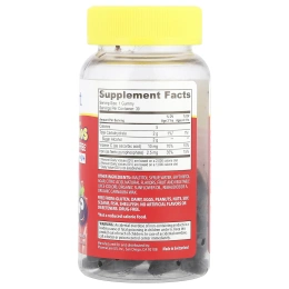 Bioglan, Kids Smart® VITA Gummies®, железо и витамин C, для детей от 3 лет, ежевичный лимонад, 30 жевательных таблеток