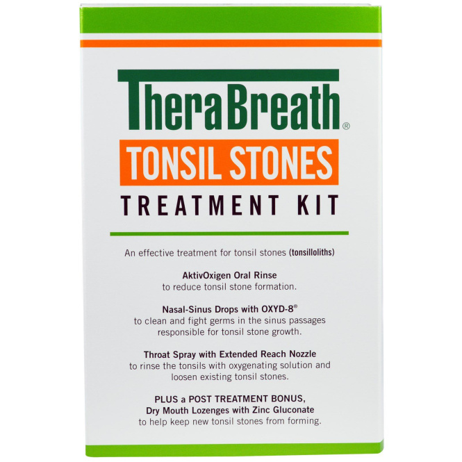 TheraBreath, Комплект для лечения гнойных пробок, 5 препаратов