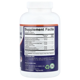 Vitamatic, глюкозамин, МСМ, хондроитин и куркума, 180 растительных капсул