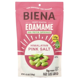 BIENA, Crispy Roasted Edamame, Himalayan Pink Salt, 4.75 oz (135 g)