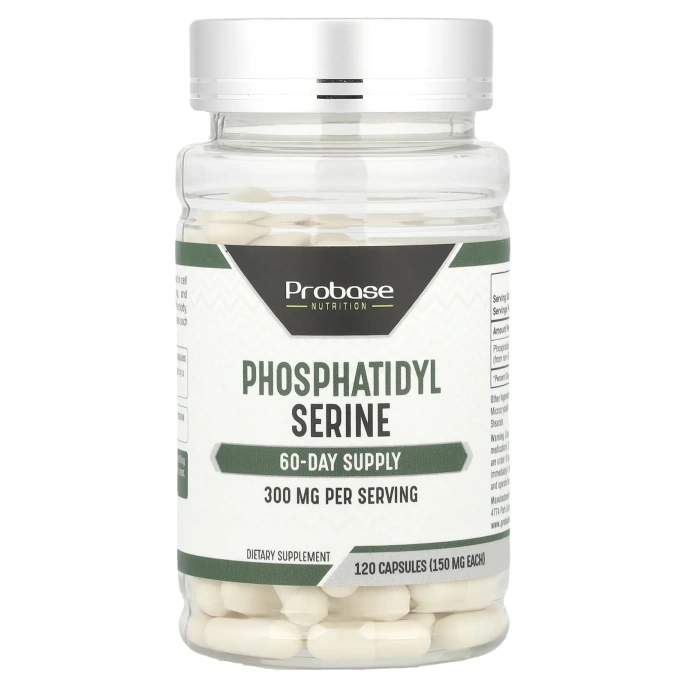 Probase Nutrition, Фосфатидилсерин, 120 капсул (150 мг на капсулу)