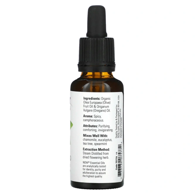 Now Foods, Раствор масла душицы, 30 мл
