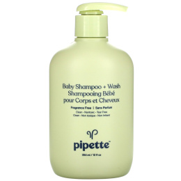 Pipette, Baby Shampoo + Wash, Fragrance Free, 12 fl oz, (354 ml)
