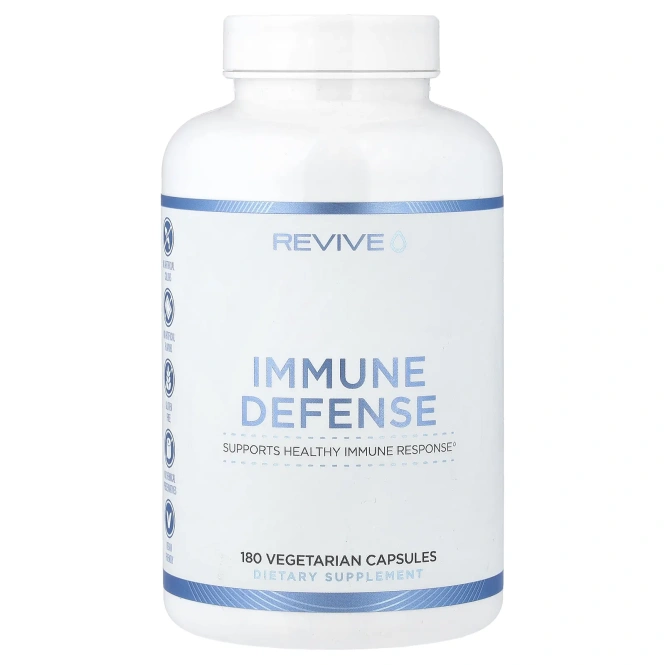 Revive, Immune Defense, добавка для защиты иммунитета, 180 вегетарианских капсул