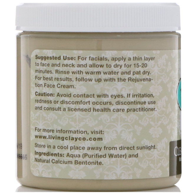 Living Clay, Cleansing Clay Mask, 8 oz (227 g)