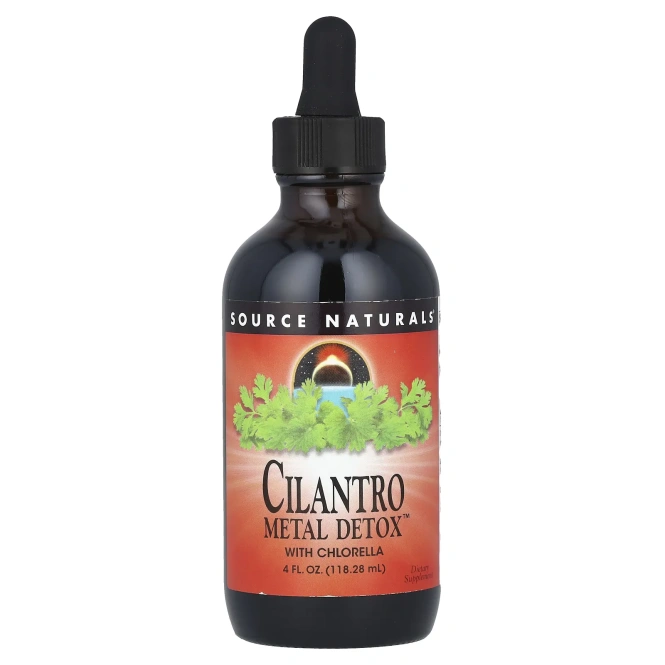 Source Naturals, Cilantro Metal Detox ™ с хлореллой, 118,28 мл (4 жидк. унц.)