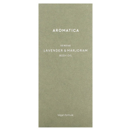 Aromatica, Масло для тела с лавандой и майораном Serene, 100 мл (3,3 жидк. унц.)