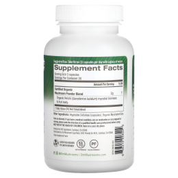 Om Mushrooms, Рейши, 667 мг, 90 вегетарианских капсул