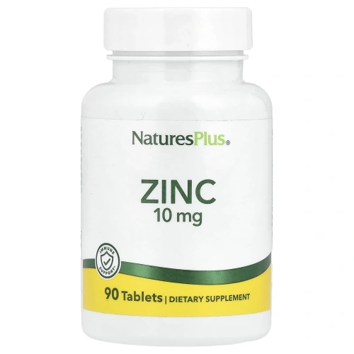 Nature's Plus, Цинк, 10 мг, 90 таблеток