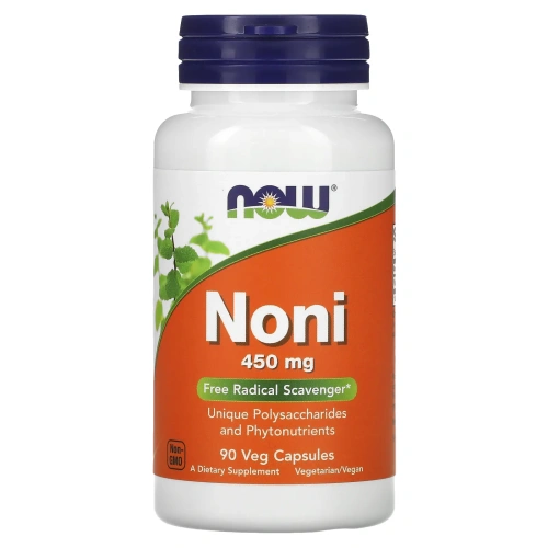 Now Foods, Нони, 450 мг, 90 вегетарианских капсул